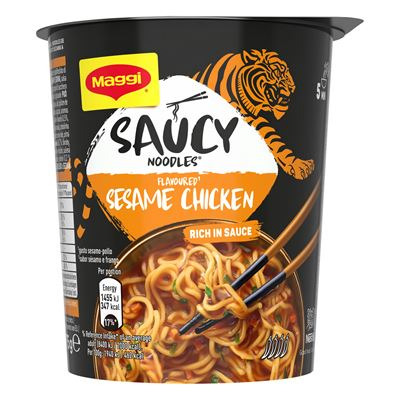 MAGGI Saucy Noodles s příchutí Kuřete a Sezamu 75g