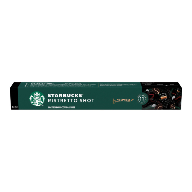 Starbucks Ristretto Shot by Nespresso Dark roast kávové kapsle