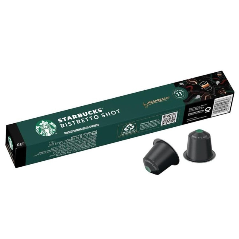 Starbucks Ristretto Shot by Nespresso Dark roast kávové kapsle