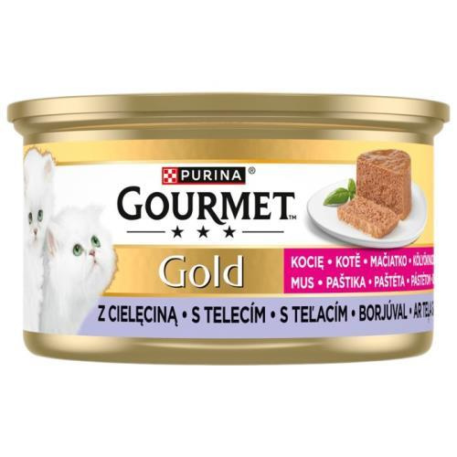 Gourmet Gold Kitten s telecím 85g