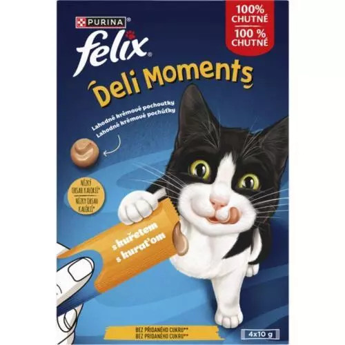 Felix Delimoments s příchutí kuřete k @4x10g