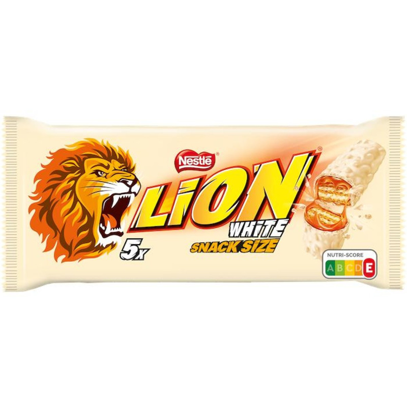 Nestlé LION Křupavá oplatka s bílou polevou 5x30g – multipack