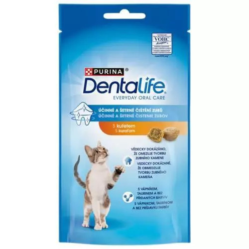 Dentalife Cat Doplňkové krmivo s kuřetem pro kočky
