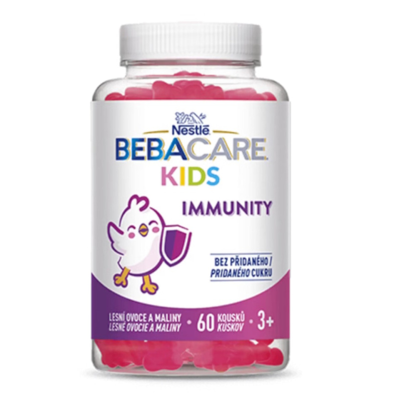 BEBACARE Kids IMMUNITY gummies 60 želatinových medvídků