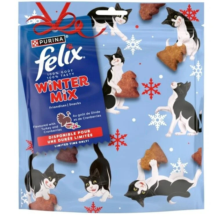 Felix Winter Mix pamlsky pro kočky – krůta