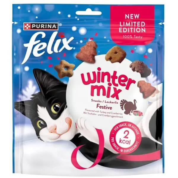 Felix Winter Mix pamlsky pro kočky – krůta