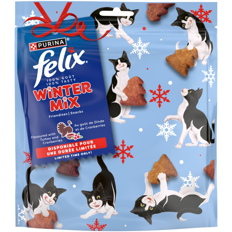 Felix Winter Mix pamlsky pro kočky – krůta