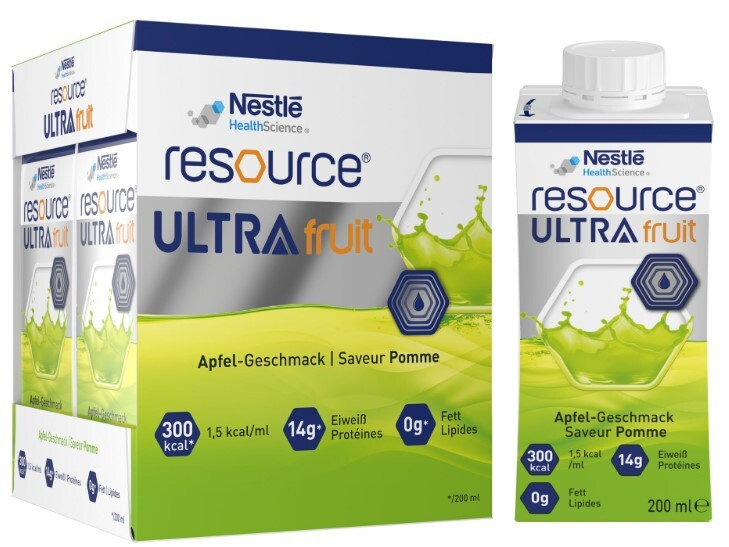 Resource Ultra Fruit Jablko por.sol.4x200ml