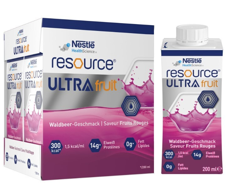 Resource Ultra Fruit Červené ovoce por.sol.4x200ml