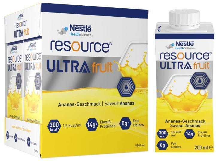 Resource Ultra Fruit Ananas por.sol.4x200ml