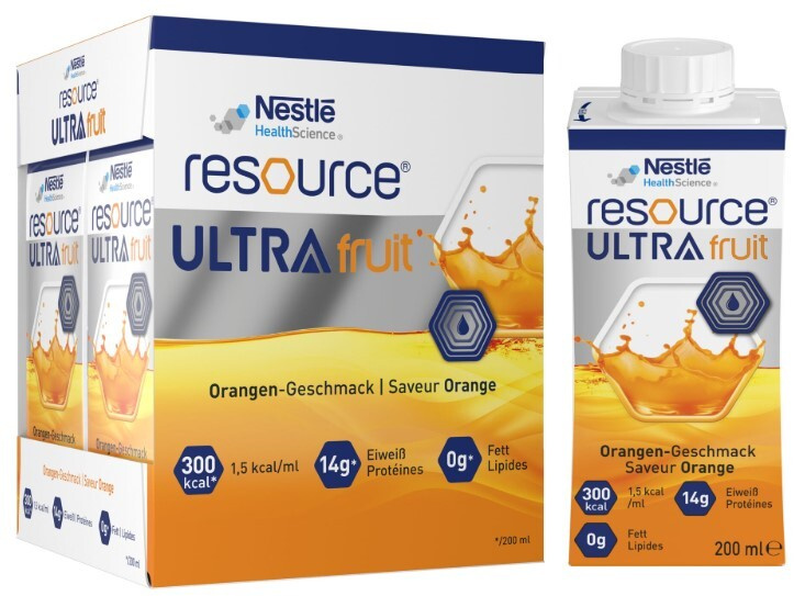 Resource Ultra Fruit Pomeranč por.sol.4x200ml