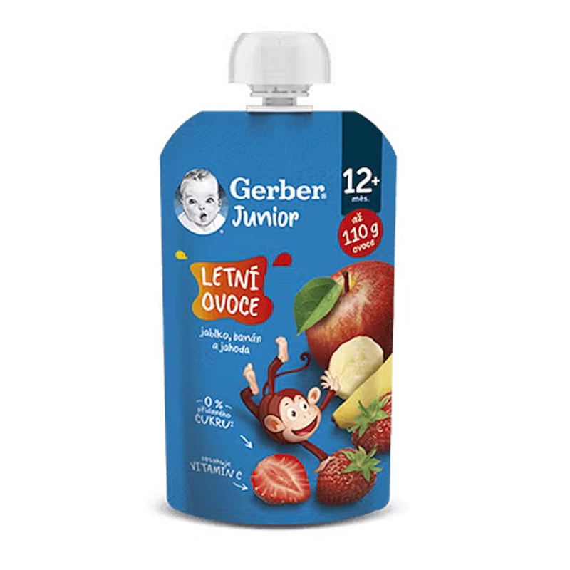 Gerber Organic BIO Junior kapsička Letní ovoce