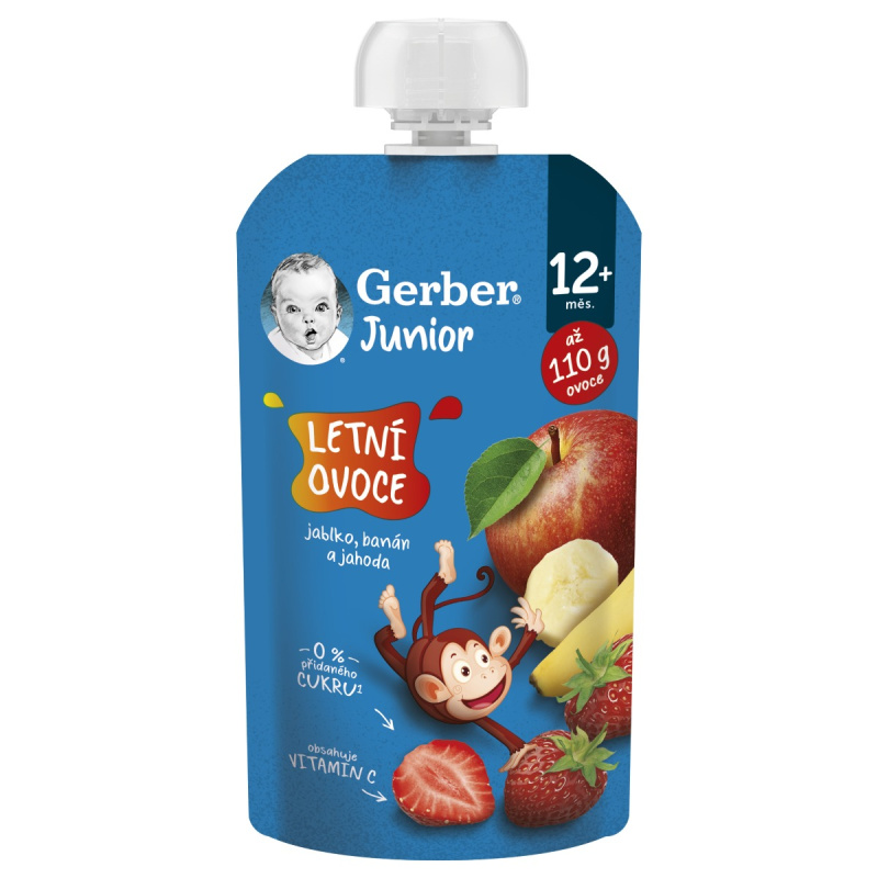 Gerber Organic BIO Junior kapsička Letní ovoce