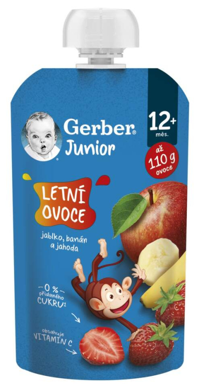 Gerber Organic BIO Junior kapsička Letní ovoce