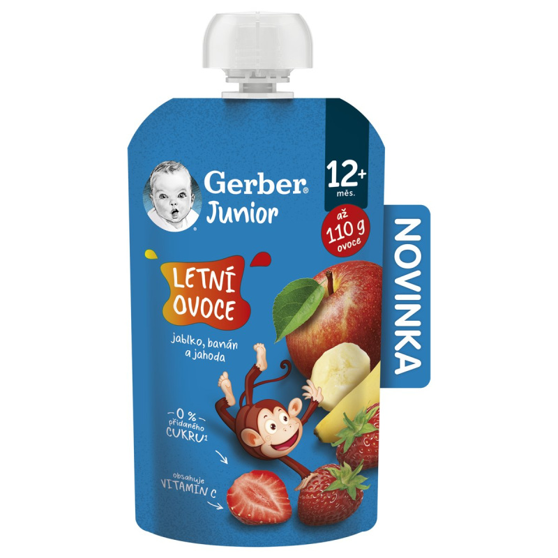 Gerber Organic BIO Junior kapsička Letní ovoce