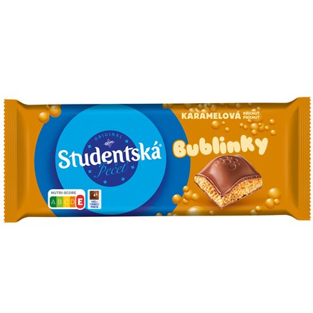 Orion Studentská pečeť Bublinky mléčná a příchuť karamelu