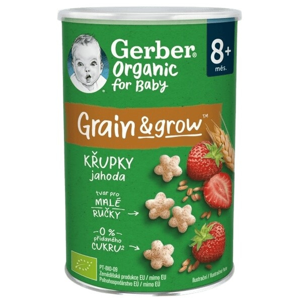 Gerber Organic BIO Křupky jahodové