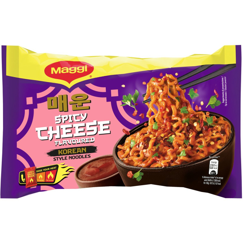 Maggi instantní korejské nudle sýr 130g
