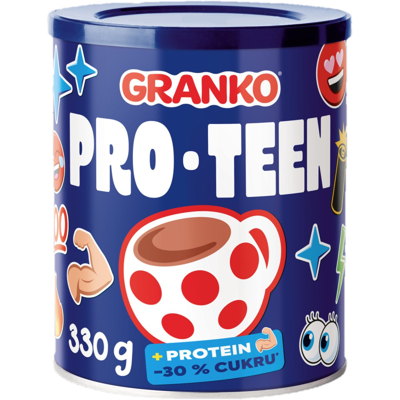 Granko Pro-teen Instantní kakaový nápoj s proteinem