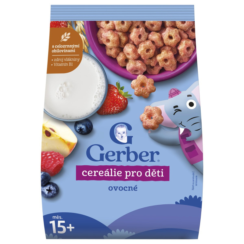 Gerber Cereálie pro děti ovocné