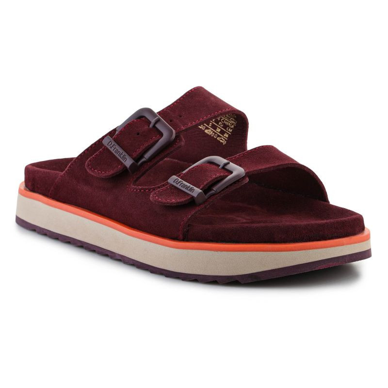 Žabky D.Franklin Nordic Sandal Buckle W DFSH405004-BURG EU 40