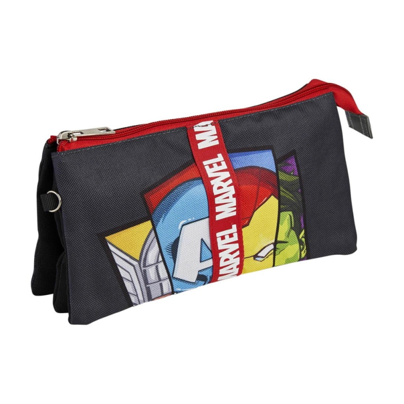Marvel Avengers penál se 3 přihrádkami
