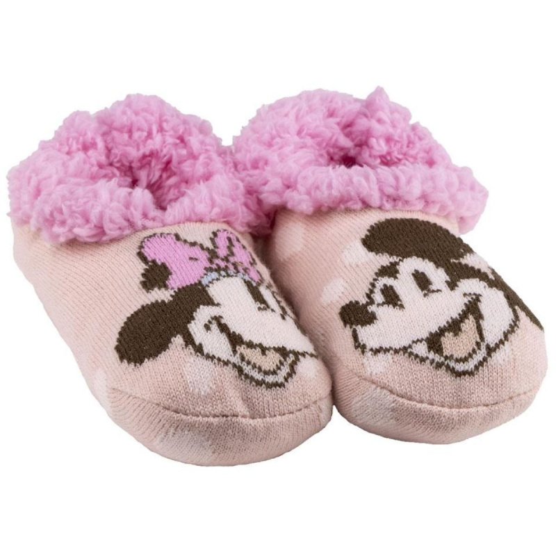 Domácí capáčky s kožíškem Disney Minnie