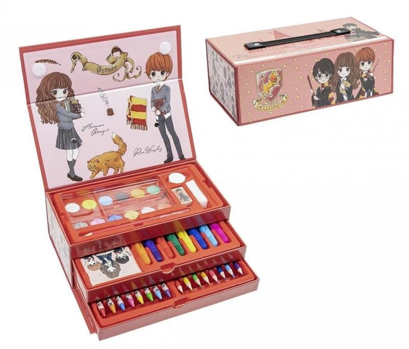 CurePink Kreativní kufřík Harry Potter: Kawaii
