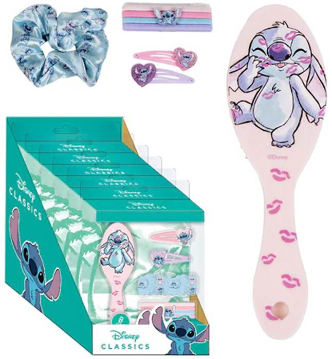Set doplňků do vlasů Stitch 8ks