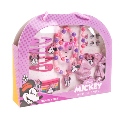 Sada šperků a vlasových doplňků v kabelce Minnie