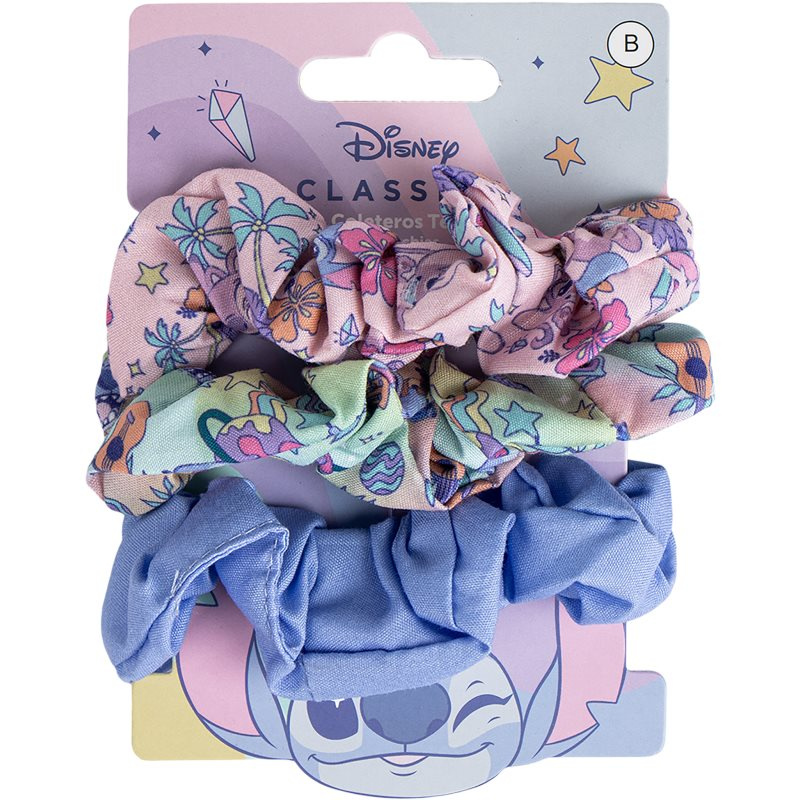 Disney Stitch Scrunchies gumičky do vlasů 3 ks