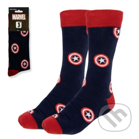 Pánske ponožky Marvel - Captain America: Štít (veľkosť EU 38-45)