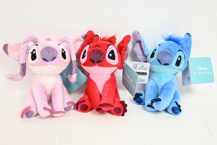 Disney Stitch plyšový přívěsek na klíče 13 cm (náhodná varianta)