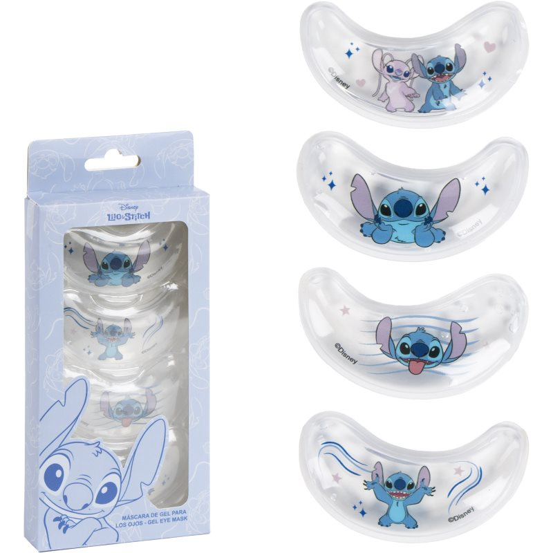 Disney Stitch Gel Care Set hydrogelové polštářky proti kruhům pod očima 4 ks