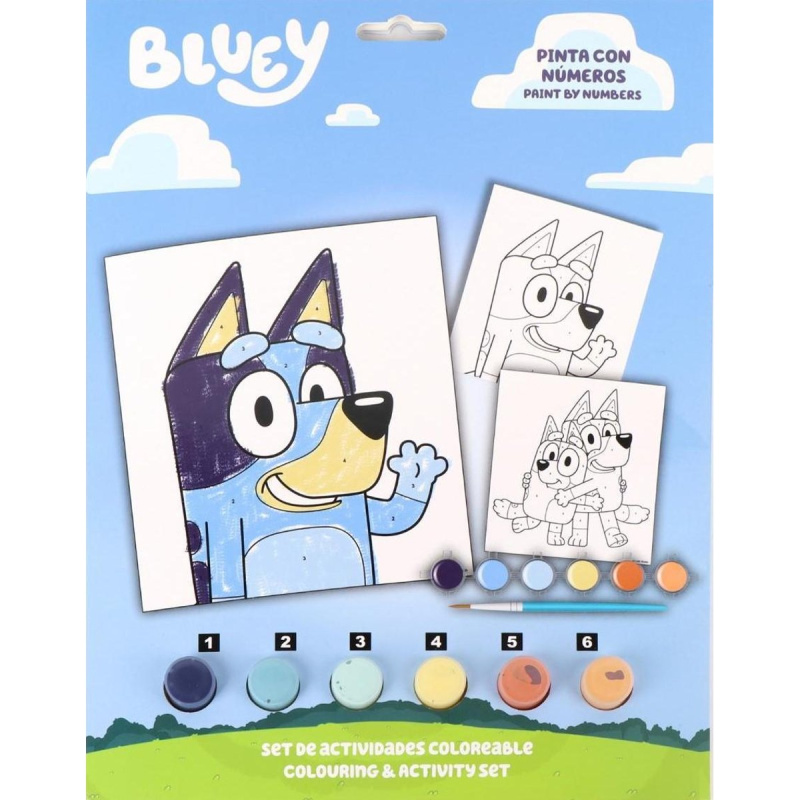 Cerda Bluey malování podle čísel