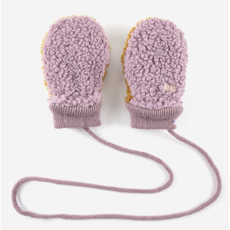 BOBO CHOSES Rukavice Baby - Color Block Lavender