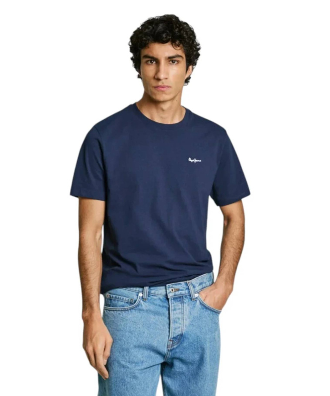 Pepe Jeans pánské tmavě modré tričko