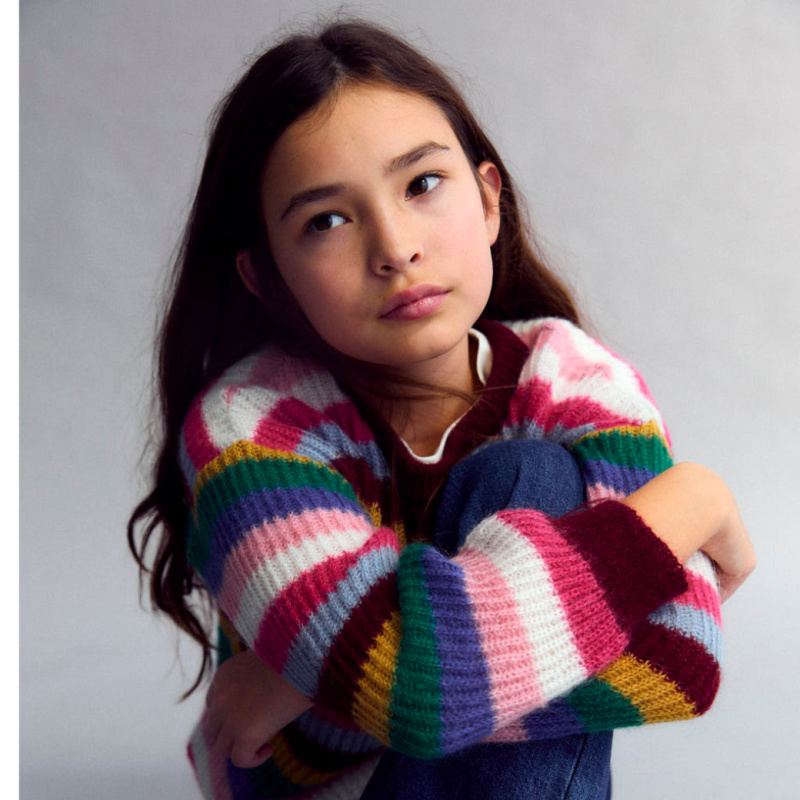 THE NEW SOCIETY Svetr Astrid Jumper - Multicolor Velikost: 10y