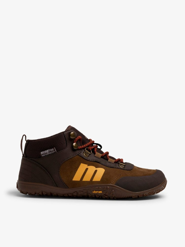 Dámské Barefoot Kotníkové Boty MTNG FREE VIBRAM hnědé - 39