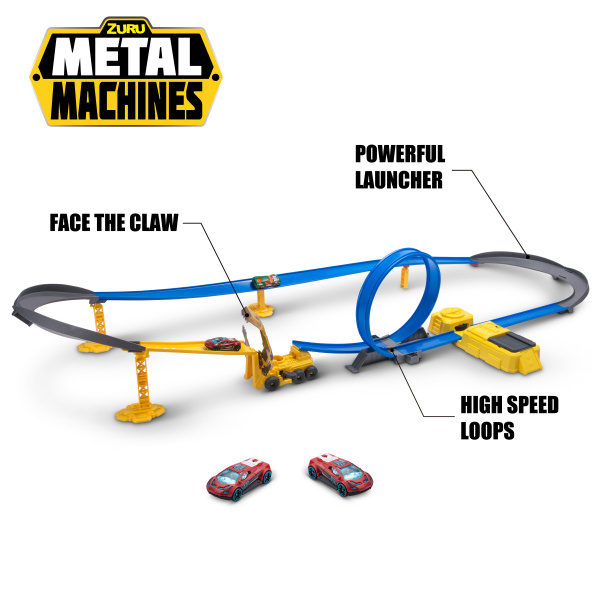 ZURU Metal Machines Stavební destrukční dráha s motorovým pohonem