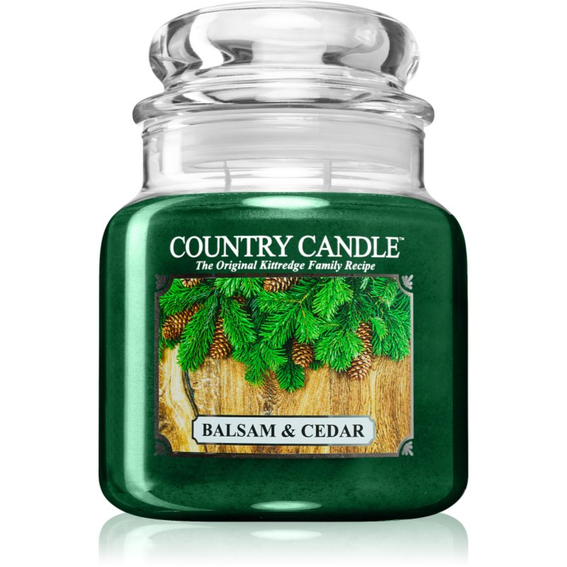 Country Candle Balsam & Cedar vonná svíčka 453 g