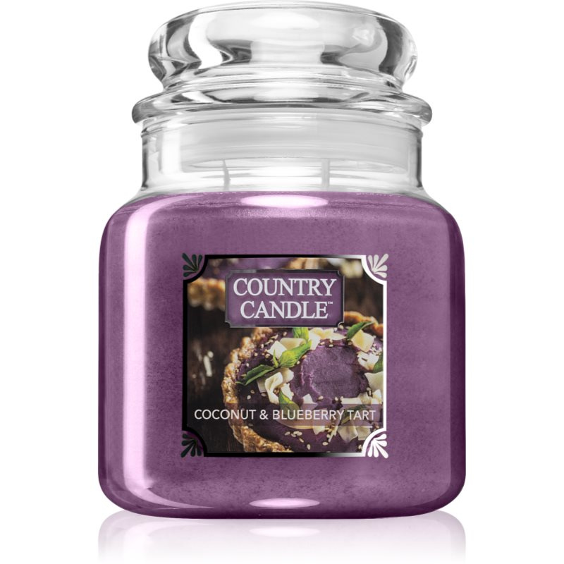 Country Candle Coconut & Blueberry Tart vonná svíčka 453 g