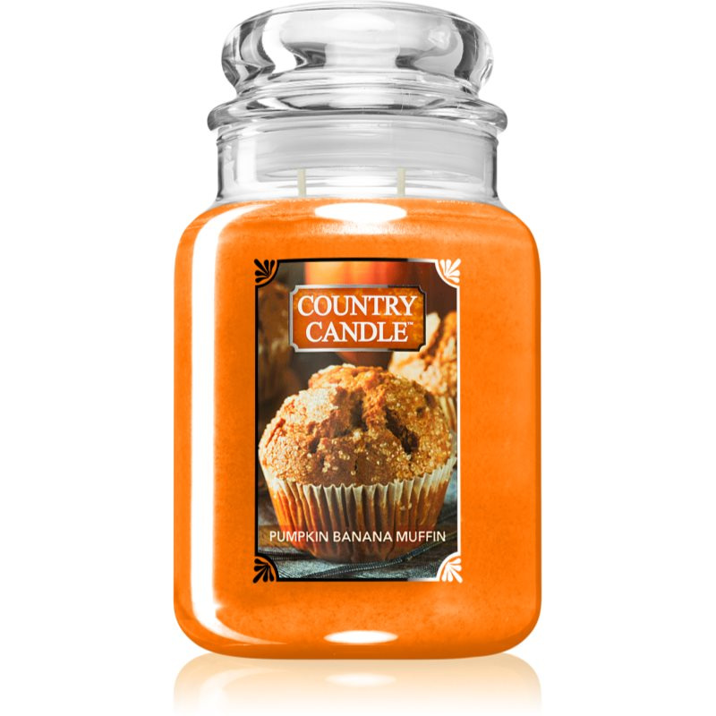 Country Candle Pumpkin Banana Muffin vonná svíčka 737 g