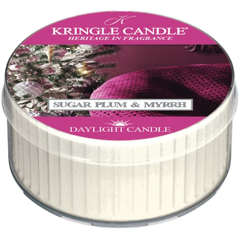 Kringle Candle Sugar Plum & Myrrh Daylight vonná svíčka 42 g