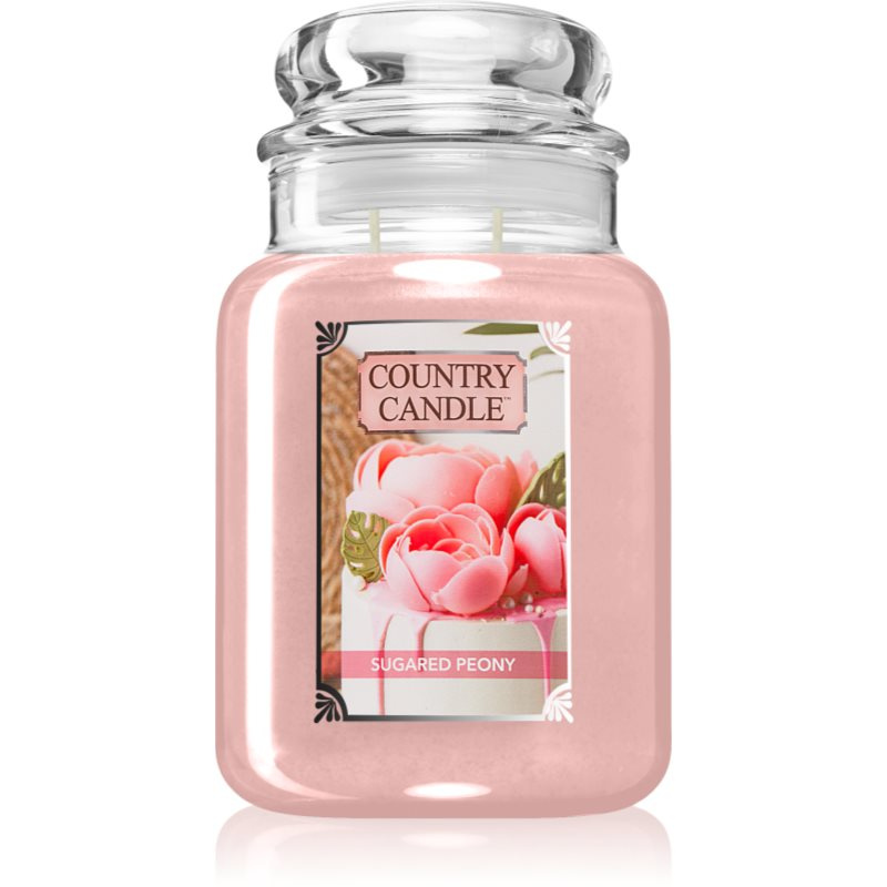 Country Candle Sugared Peony vonná svíčka 737 g
