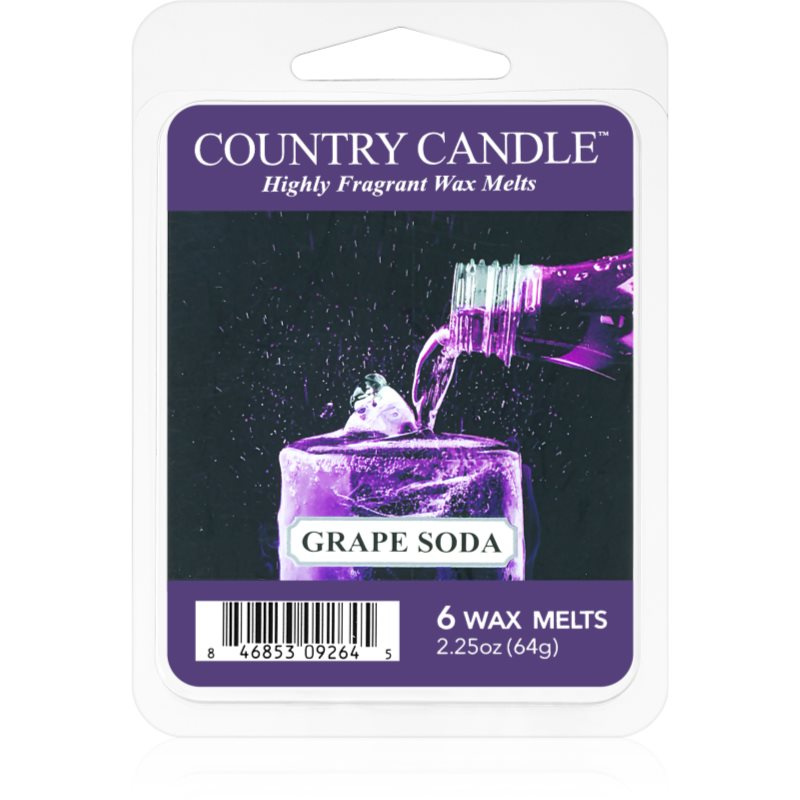 Country Candle Grape Soda vosk do aromalampy 64 g
