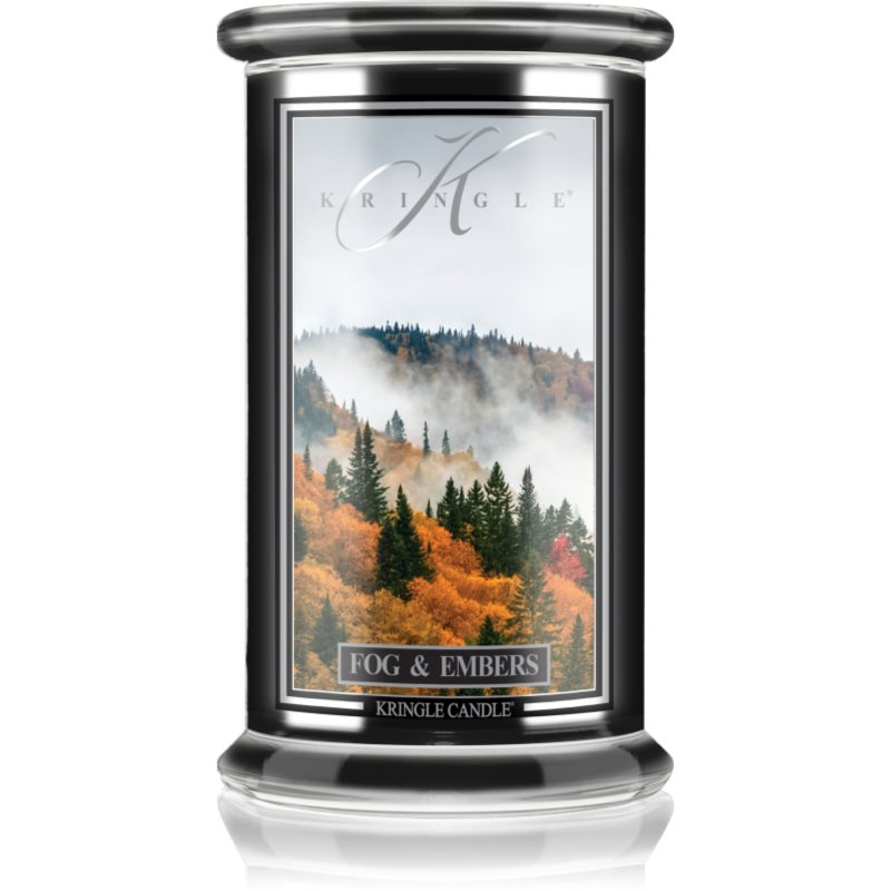 Kringle Candle Fog & Embers vonná svíčka 623 g