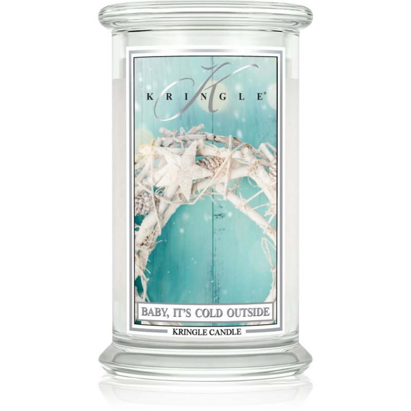 Kringle Candle Baby It's Cold Outside vonná svíčka s víčkem 623 g