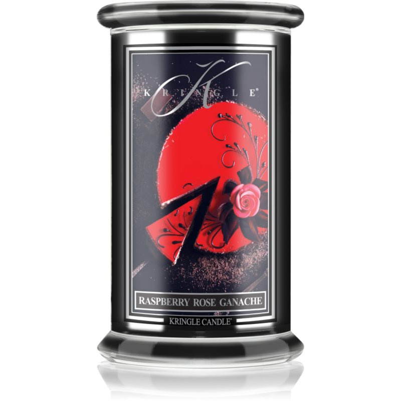Kringle Candle Reserve Raspberry Rose Ganache vonná svíčka 623 g