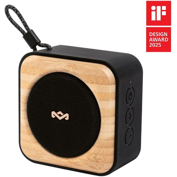 House of Marley Roots bezdrátový reproduktor černý Černá